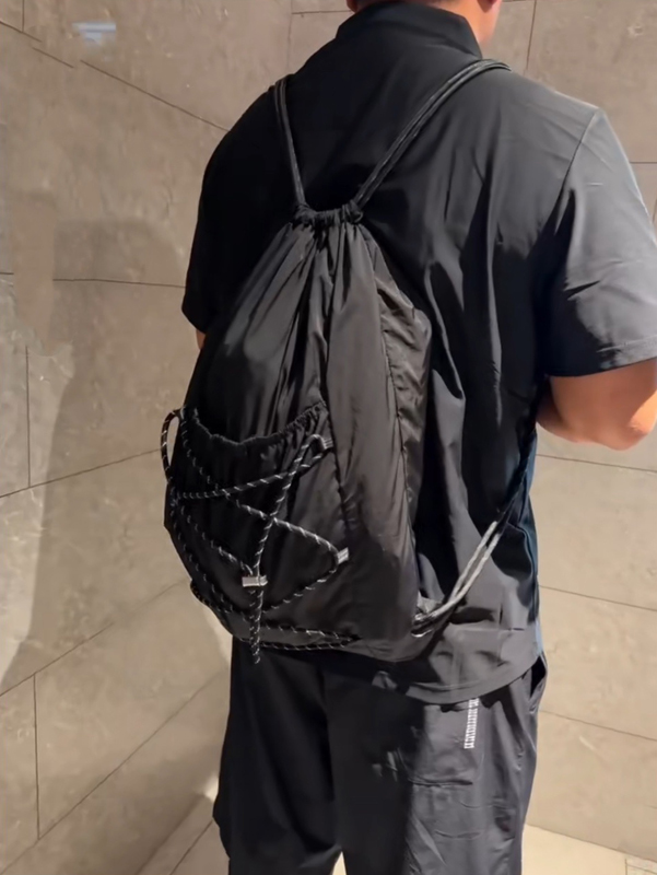 SHELKSBAG Mochila Unisex de Na - Drawstring Gym Bag reseña y precio
